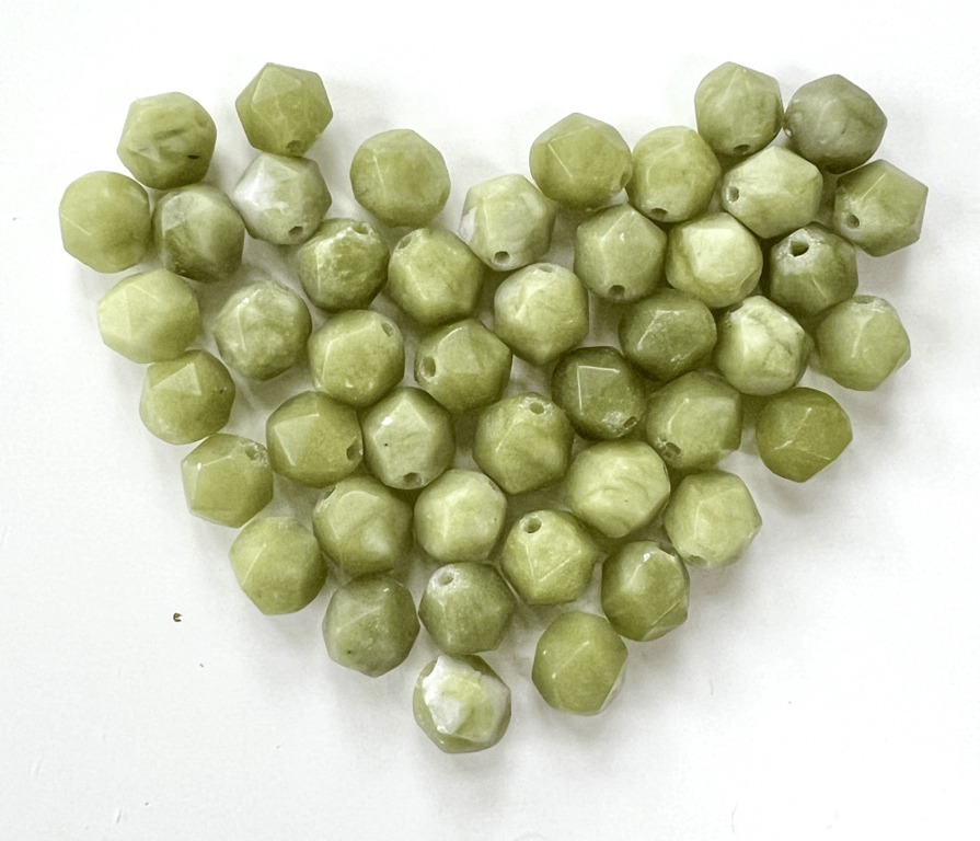 Grøn Jade star Cut- vedhæng billede 3