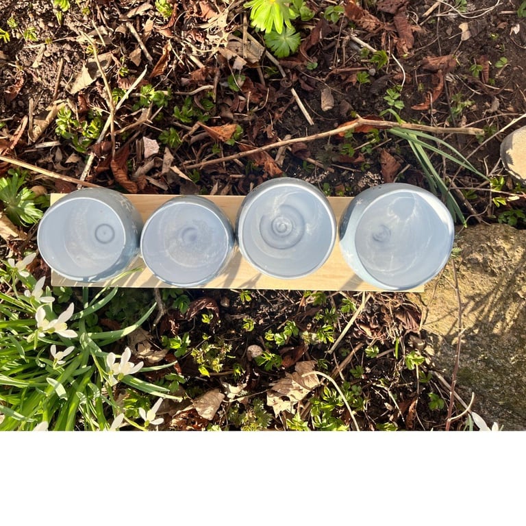 Snefnug – porcelæn og guld billede 8