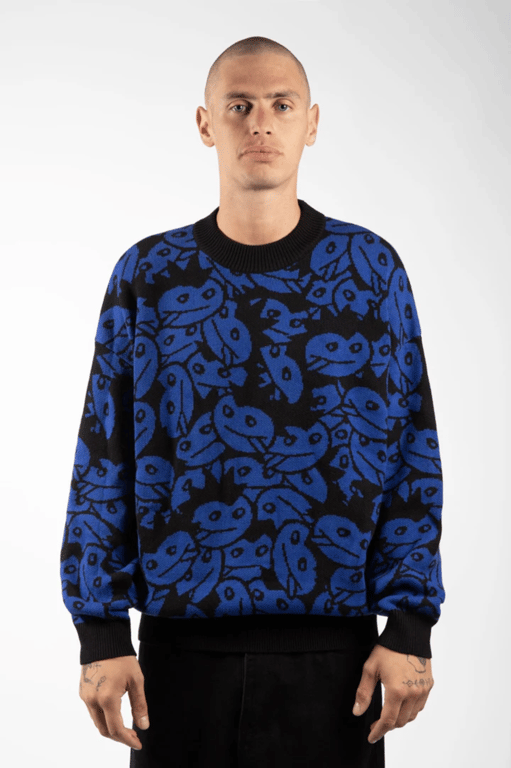 Wasted Paris, Pull All Over Acid, Blue Knit (3)