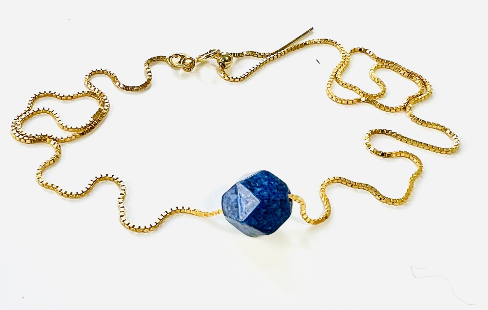 Lapis Lazuli star Cut- vedhæng