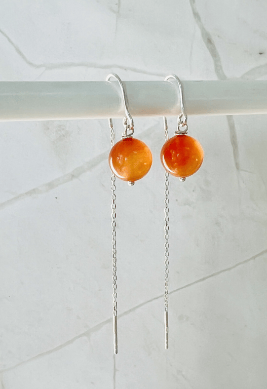 Øreringe med Karneol billede 3