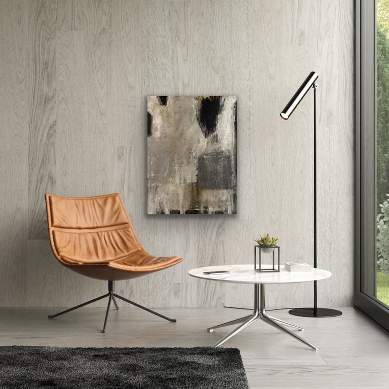 MALERI 90x70 - ROLIGE ØJEBLIKKE