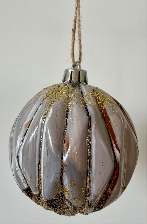 Kunst julekugle 40