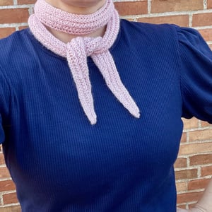 Elise Mini-Scarf strikkeopskrift – produktbillede