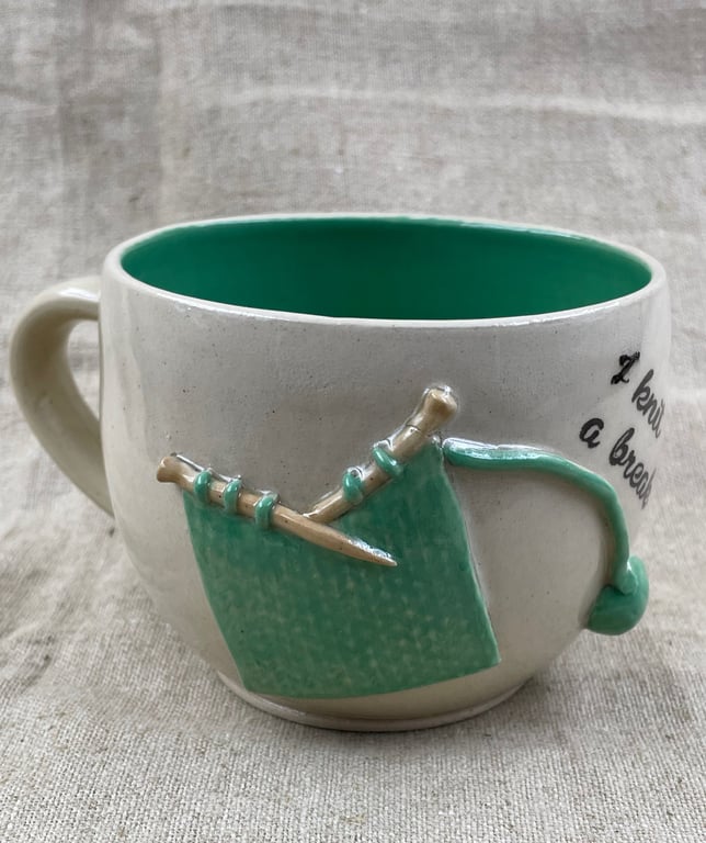 Strikkekopper- I knit a break billede 3