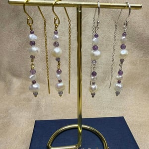 Viola - Øreringe (Sterling Sølv) – produktbillede