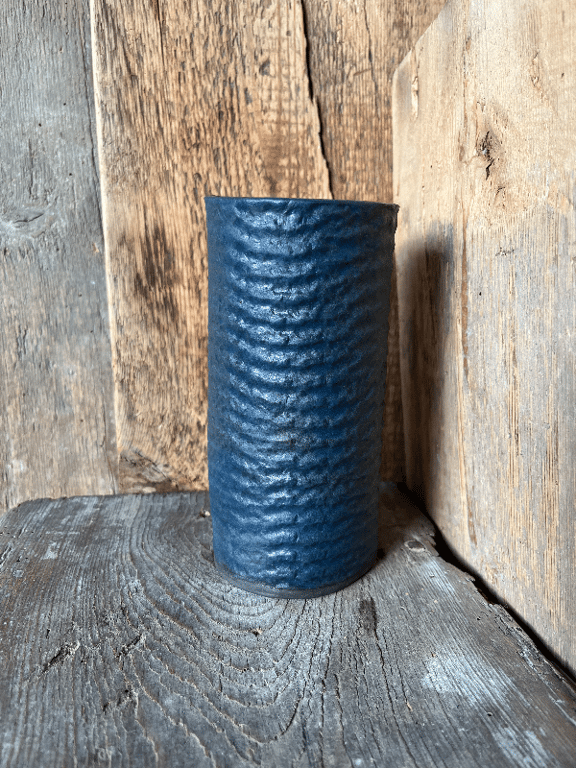 Mormor vase i kobolt blå