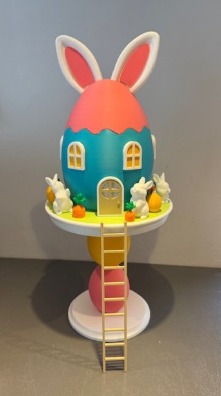 Outlet - Påskehus med plads til påskeæg billede 2