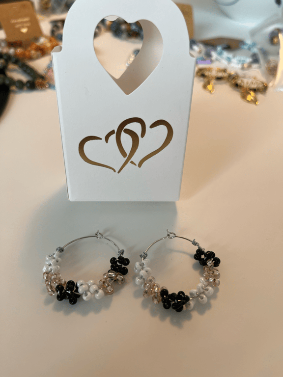 Sort,hvid og Guld creol