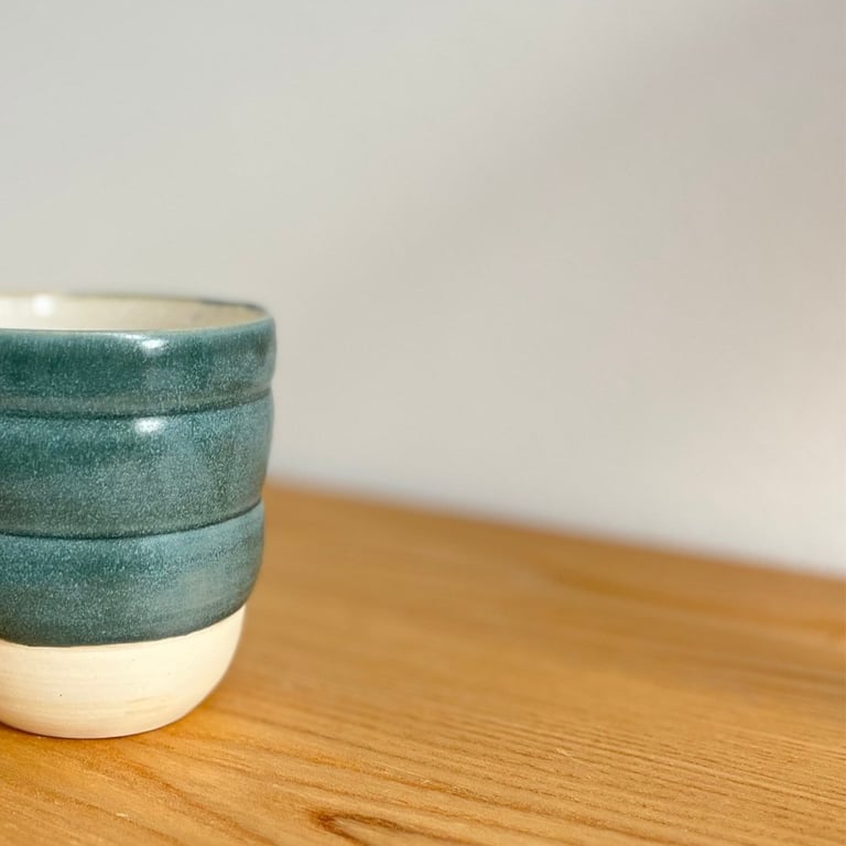 Grå bølget kop billede 2