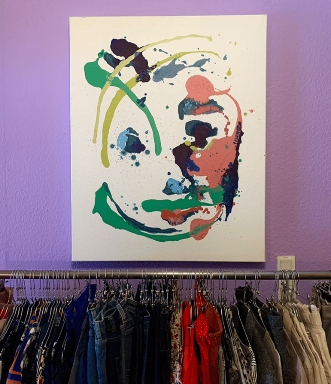 Abstrakt ansigt II billede 3