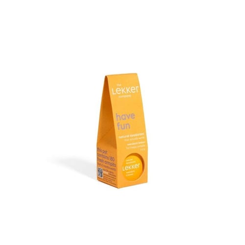 Lekker, unisex cream deodorant, have fun (2)