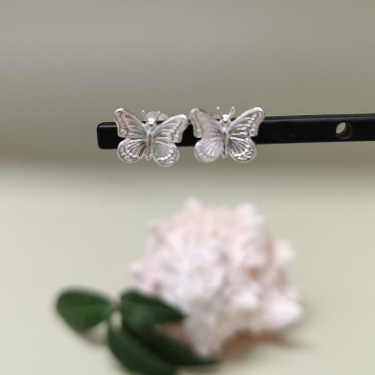 Sommerfuglen øreringe