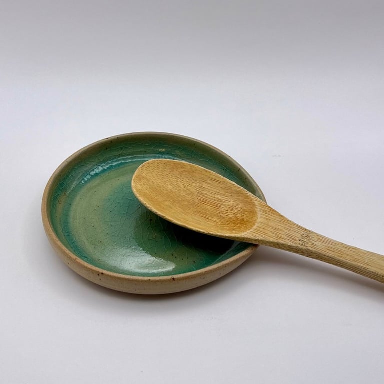 Hånddrejet skeholder/spoon rest  billede 5