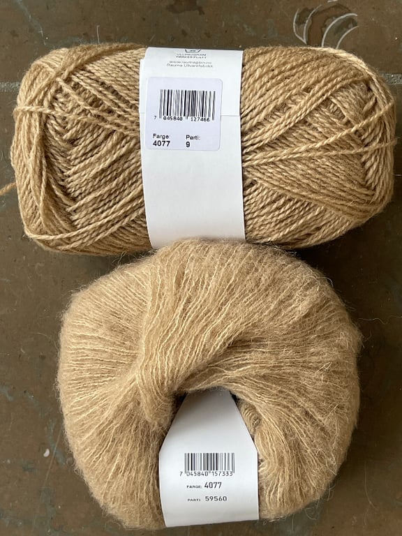 Garn: Alpaca Silk garn ngl. á 25 g (28)