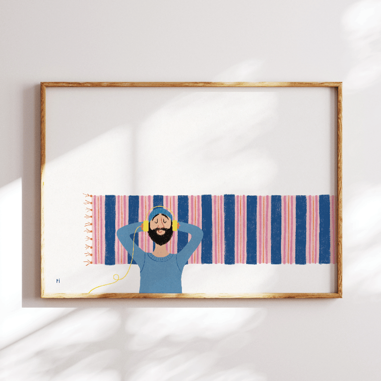 Stribet fredsommelighed – plakat billede 3