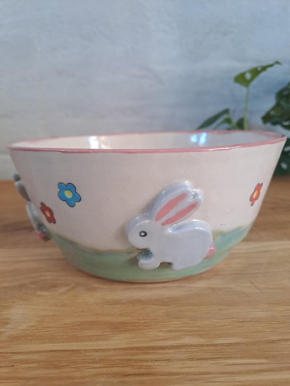 Påskeskålen er 8 cm høj og 17 cm i diameter billede 2