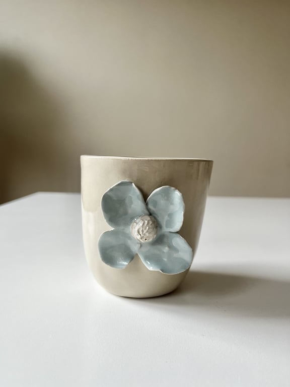 Blå blomsterkop No.3