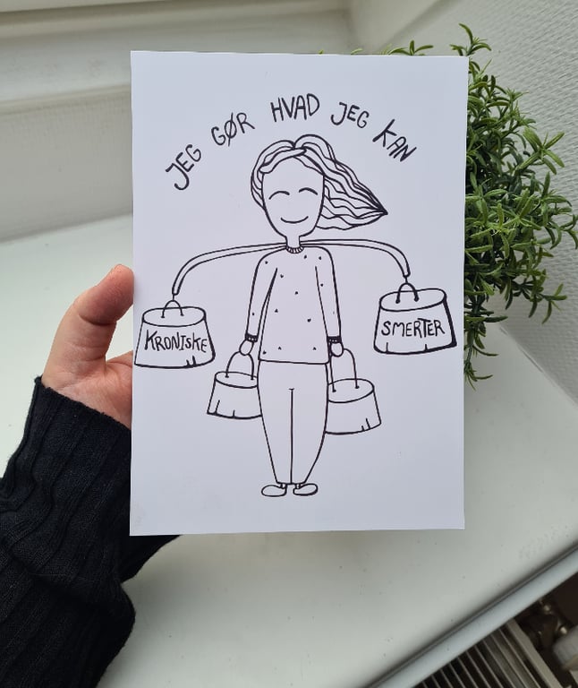 Kort: jeg gør hvad jeg kan, kroniske smerter  billede 2