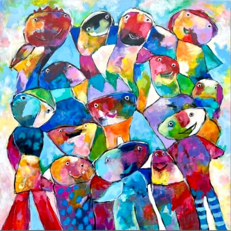 100cm x 100cm billede 2