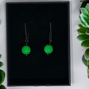 Grønne  Øreringe  – produktbillede