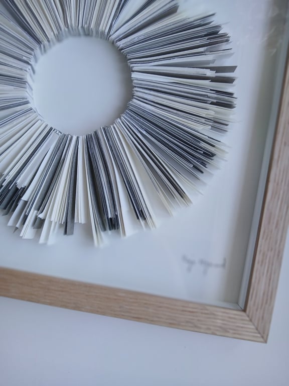 30x30cm relief, Indrammet  billede 2