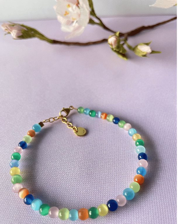 ARMBÅND MULTICOLOR M. LÅS billede 2