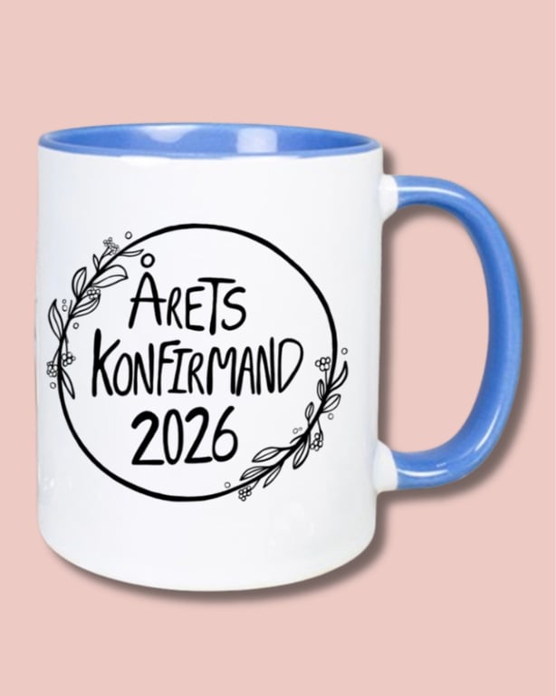 Krus: Årets konfirmand 2026 Blå