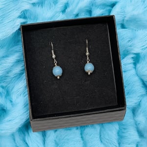 Blå Øreringe – produktbillede