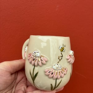 Lille blomsterkop med guld - FORUDBESTILLING – produktbillede