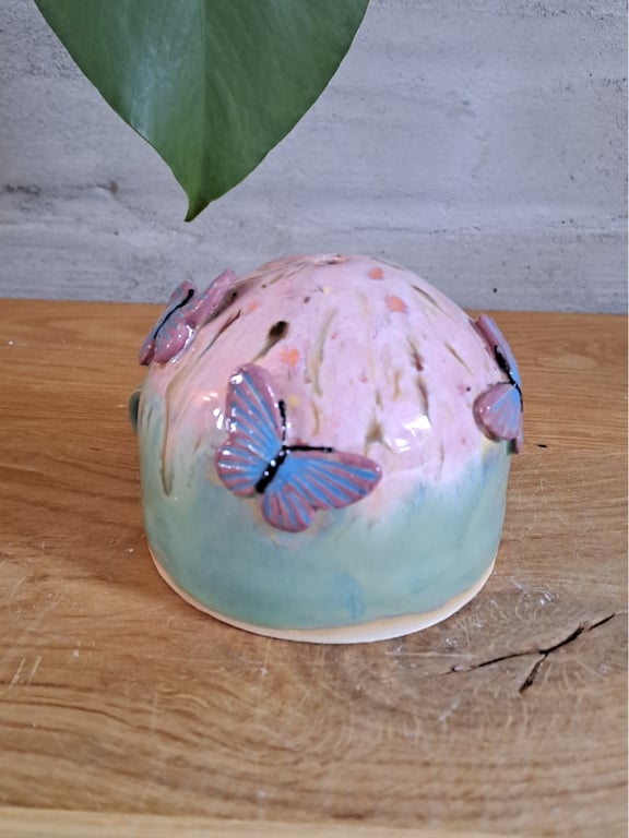 Fugle foderbræt med sommerfugle til at hænge op billede 2