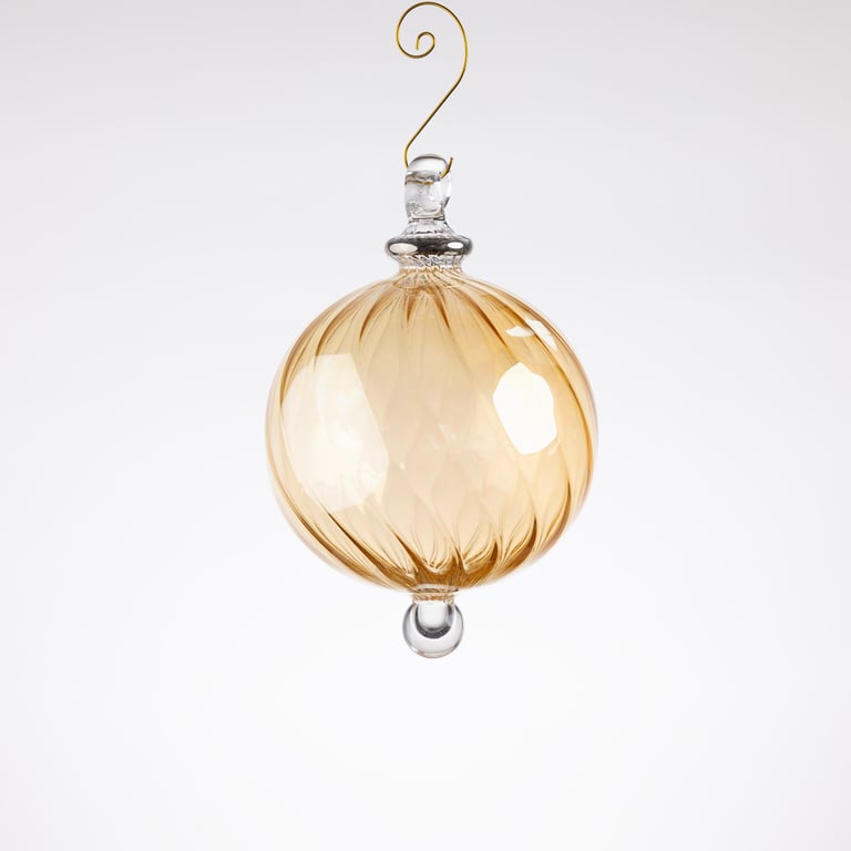 JULEKUGLE DESIGN 1030 GOLDEN MED GULD billede 3