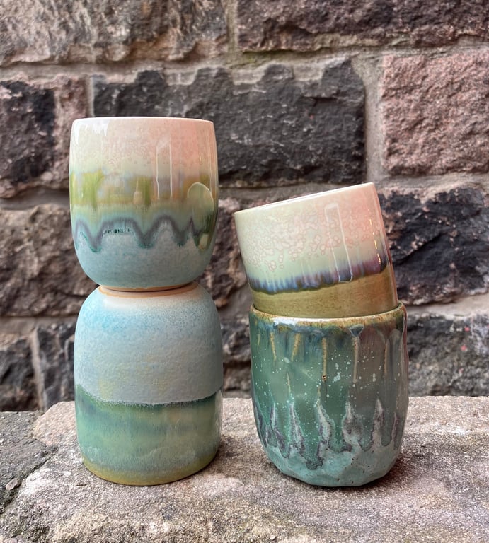 Hånddrejet kop billede 6