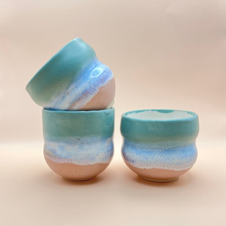 Hånddrejet stentøjskop – 230 ml | Flat White &amp; Cortado billede 2