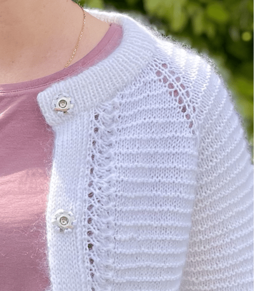 Stripe Cardigan strikkeopskrift (3)