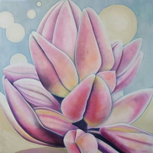 Tidlig morgen © 100x100cm – produktbillede