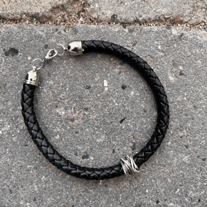 Ægte læder armbånd – produktbillede