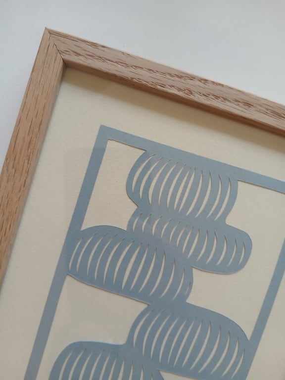 A5 papercut, indrammet  (2)