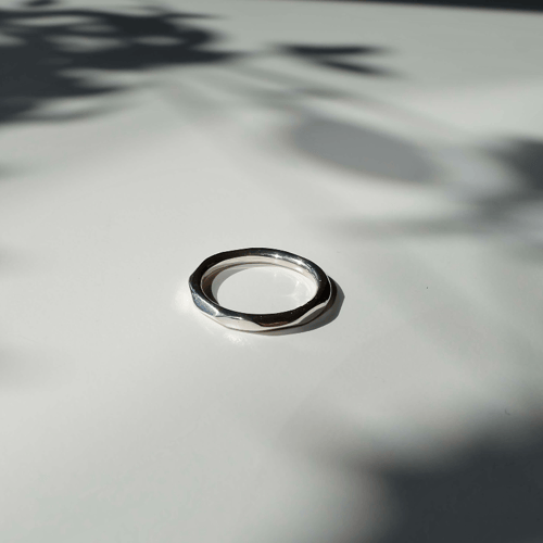 Harlequin ring sølv medium (3)