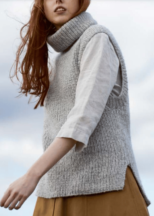 Kit: Norevest - Strikket i dobbelttråd PUNO PETIT