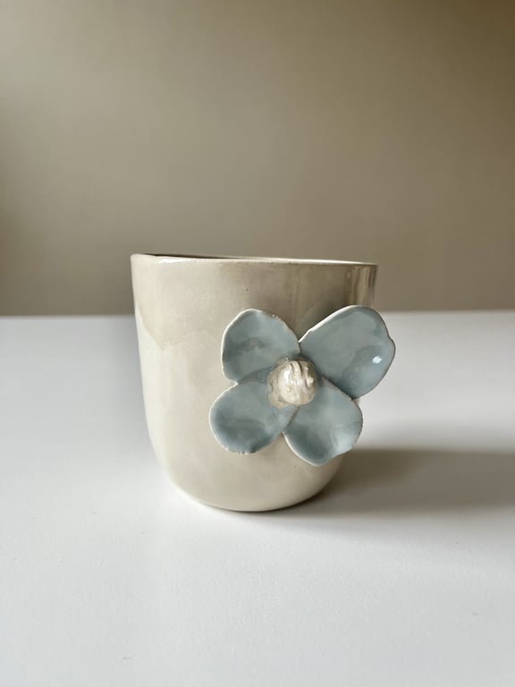 Blå blomsterkop No.2 billede 2