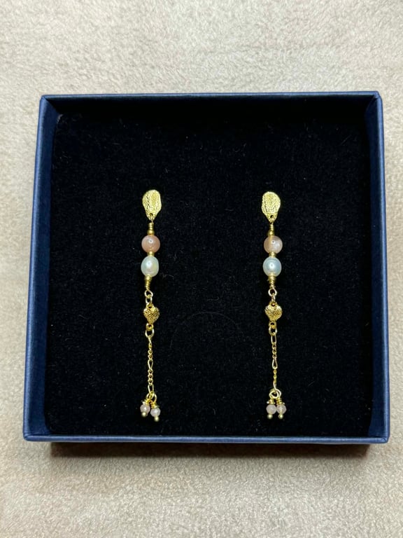 Ida - Øreringe (Forgyldt Sterling Sølv)