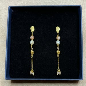 Ida - Øreringe (Forgyldt Sterling Sølv) – produktbillede