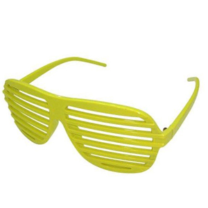 Gelbe Rolladenbrille – shutter shade.
