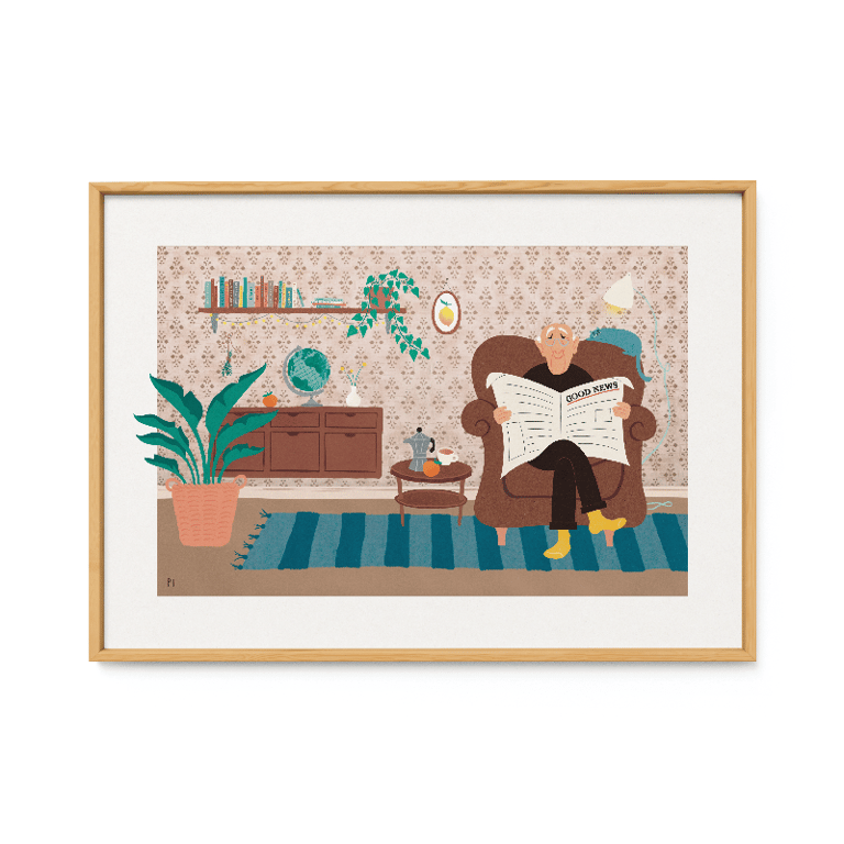 Avishygge – plakat billede 2