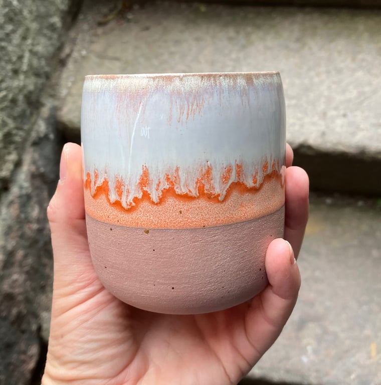 Hånddrejet kop billede 3