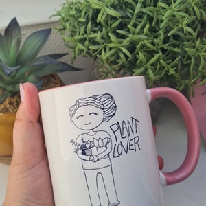 Krus: plant lover Rosa – produktbillede