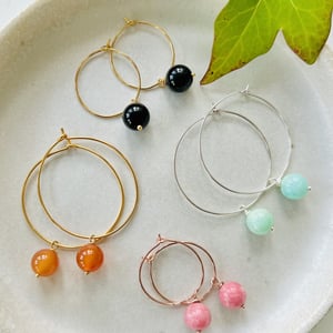 Creoler øreringe- vælg selv din krystal – produktbillede