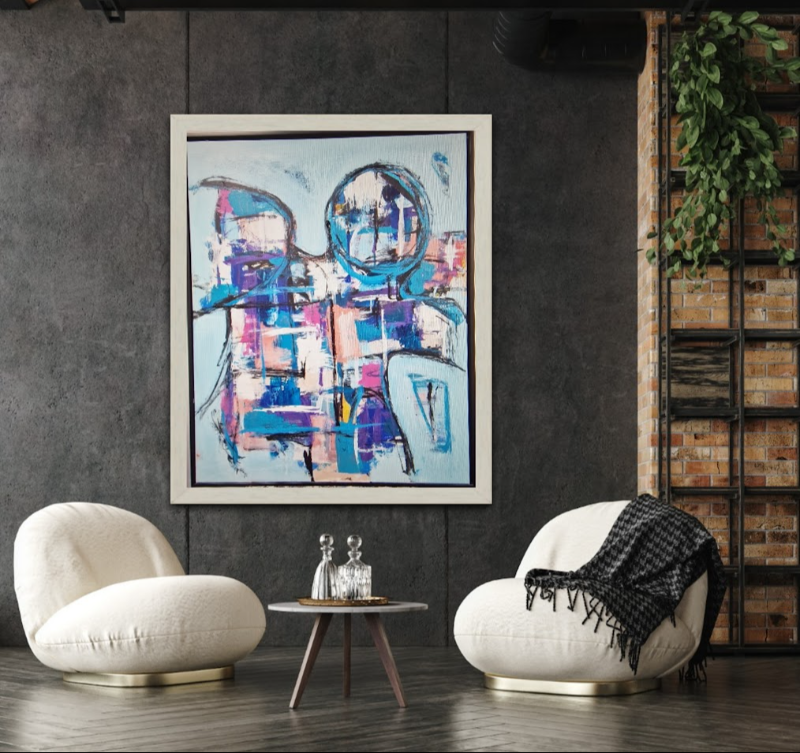 #1134 Maleri 80X100 cm SOLD