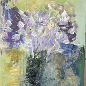 Blomster i vase 1 – produktbillede